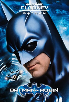 1997 Batman & Robin Movie Poster 11X17 Batgirl Freeze Poison Ivy Robin   
