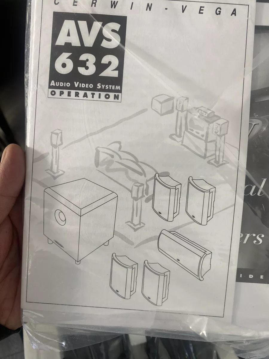 NEW OUT OF THE BOX CERWIN VEGA AVS 632 HOME THEATER SYSTEM