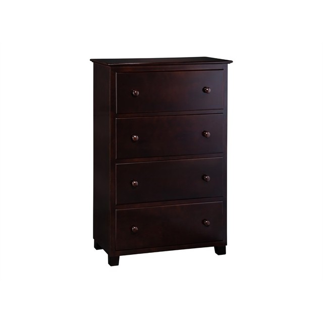Atlantic Furniture 4 Drawer 48 Inch Chest Espresso for sale online | eBay