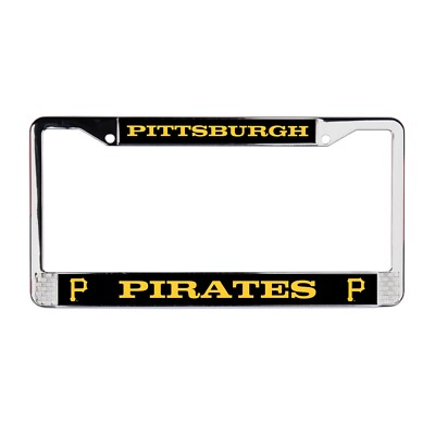 Pittsburgh Pirates MLB 3D Polyurethane Chrome License Plate Frame Car-Truck-SUV