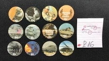 AAFES POGS, 4th Series (Printing), 12 POGS, Complete 10¢ set, #P16 or...#P18