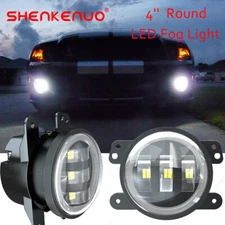 2X 4" Inch LED Fog Light Bumper Lamp Replacement For Ford Mustang 2015 2016 2017