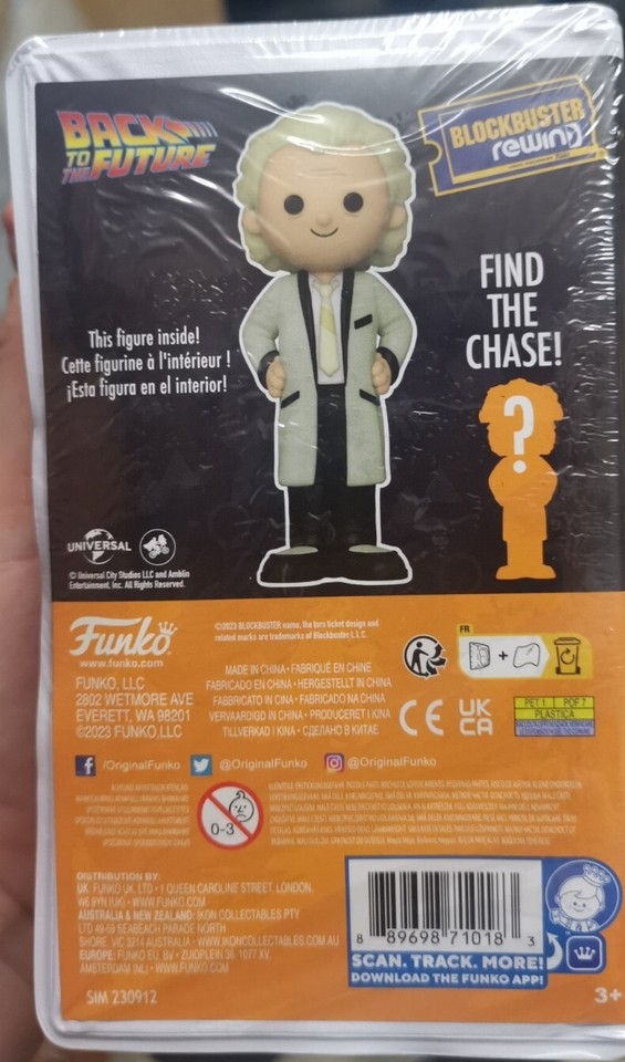 Funko Pop! Blockbuster Rewind - Back To The Future Doc Brown - Édition Commune - Ouvert Pour Vérif