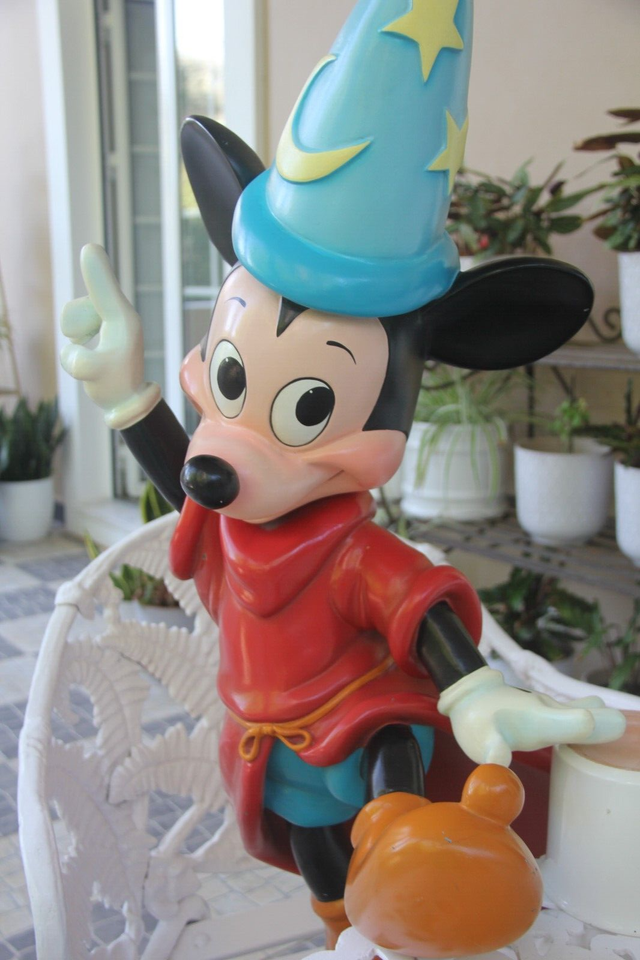 Disney store display prop 3D Mickey Mouse Sorcerer figure, statue. eBay