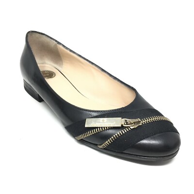 Women's Elisabetta Franchi Slip On Loafers Flats Shoes Size 37 EU