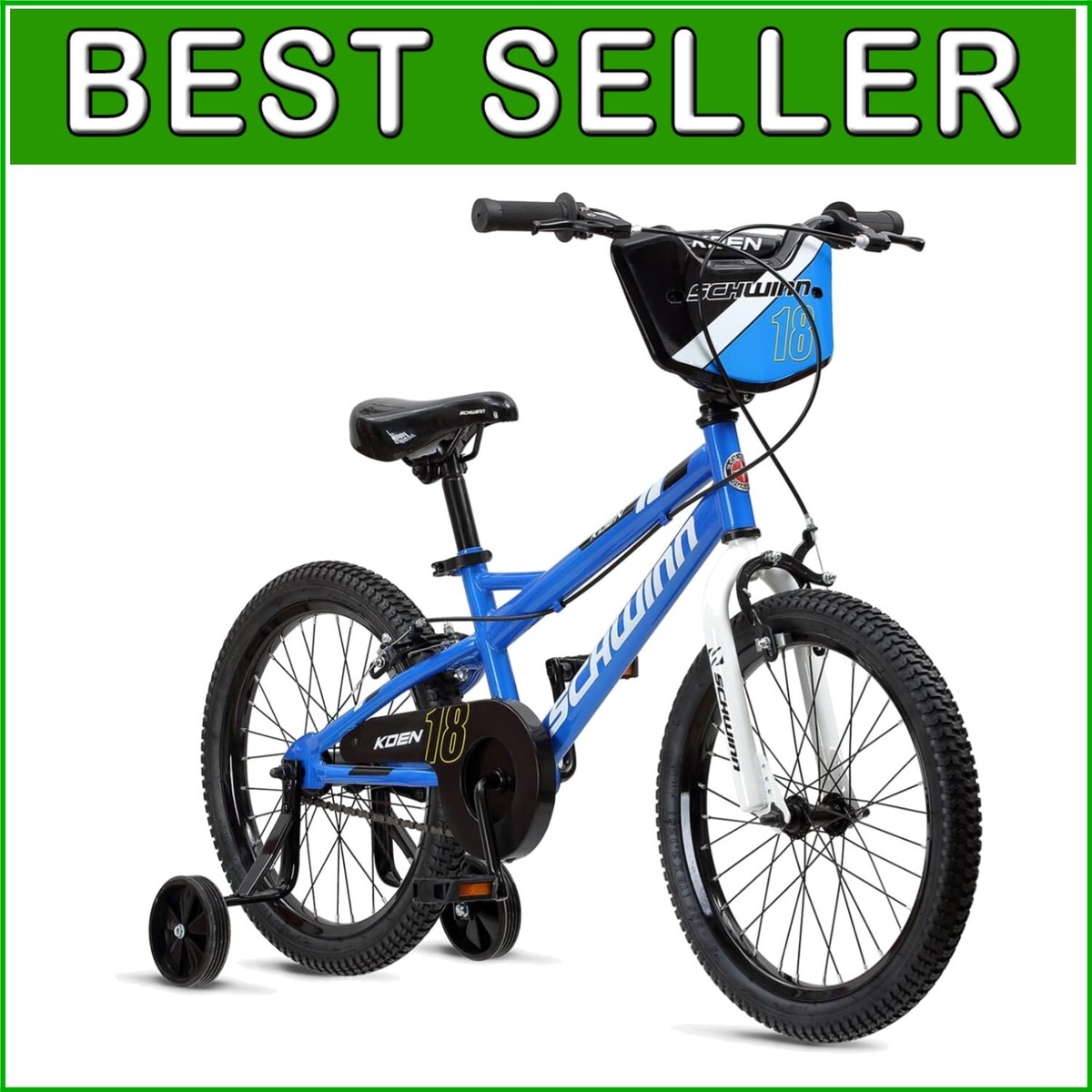 Koen 18-Inch Kids Bike with Adjustable Seat Confidence-Building