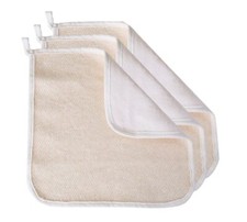 Paradiso Softweave Exfoliating Wash Cloths For Face And Body Dual Textured Trave