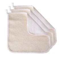 Paradiso Softweave Exfoliating Wash Cloths For Face And Body Dual Textured Trave