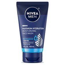 Nivea Men Hydration Face Wash with Aloe Vera, Moisturizing & Soothing, 5 oz