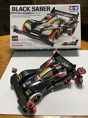 Tamiya Mini 4wd Black Saber Premium With Super 2 Chassis 1 Tamiya Mini 4wd Black Saber Premium With Super 2 Chassis 1