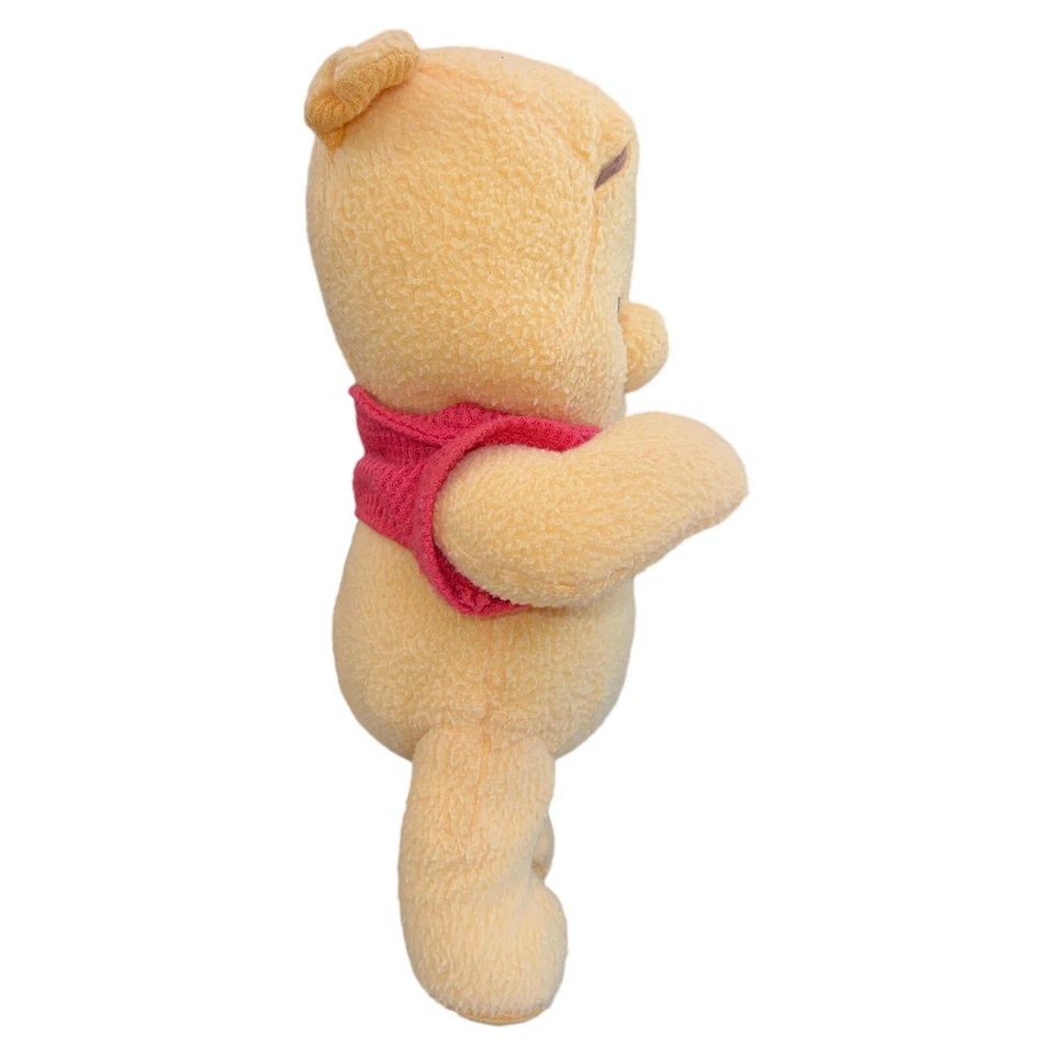Camisa Fisher Price Baby Winnie Pooh Juguete de Peluche Sonajero Waffle Tejido Pies 2001 Foto 4 de 4
