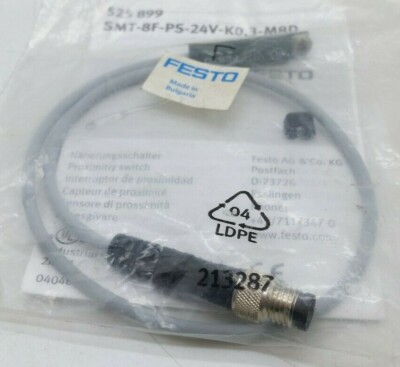 1PC FESTO SMT 8f A PS 24V E 0,3 M8D 574334 Magnetic Switch Sensor New