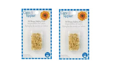 PACK OF 2 Dritz Safety Pins Assorted Sizes 50/Pkg 9601D perfect for crafts