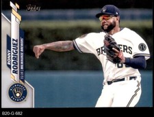 2020 Topps #682 Ronny Rodriguez Brewers 8 - NM/MT