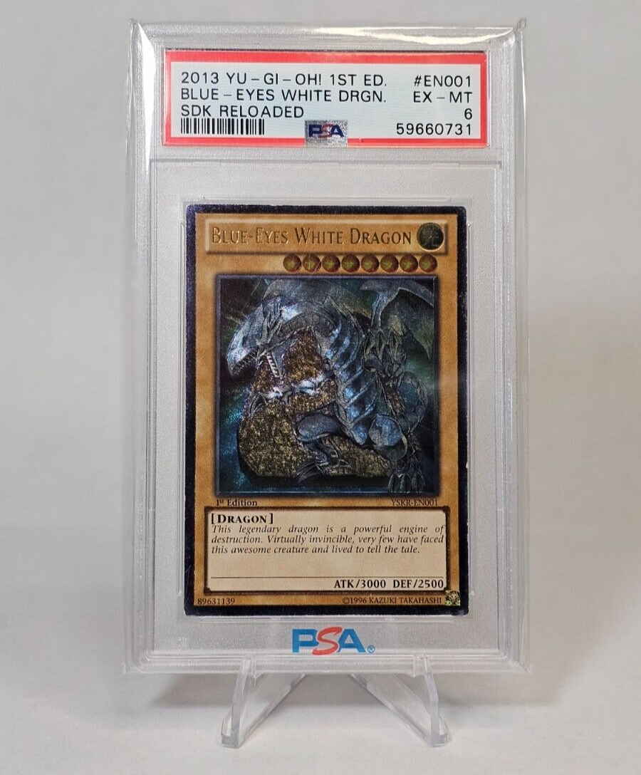 YuGiOh 1st Edition Ultimate Rare YSKREN001 BlueEyes White Dragon