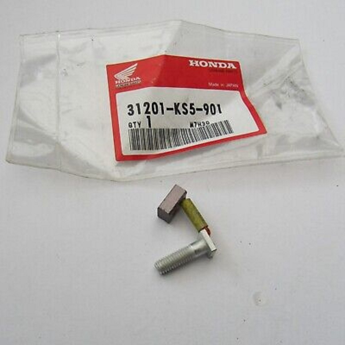 Honda Genuine OEM Starter Brush Set 31206-MN4-008 / 31201-KS5-901