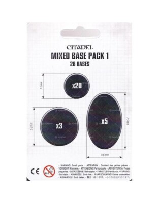 Gemischtes Base Pack 1 - Brandneu - Games Workshop Citadel Warhammer 40K AOS LOTR