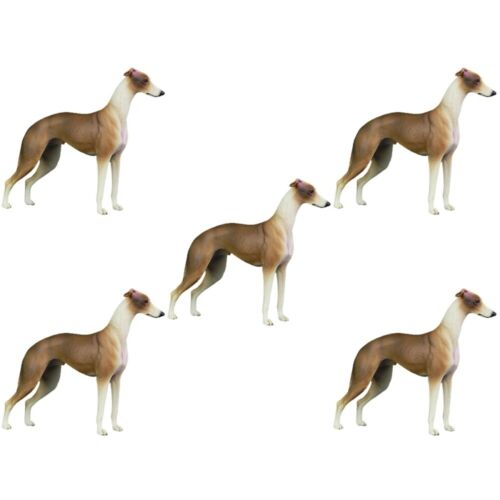 5 PCS Animal Sculpture Dog Jewelry Realistic Dog Model Artificial-