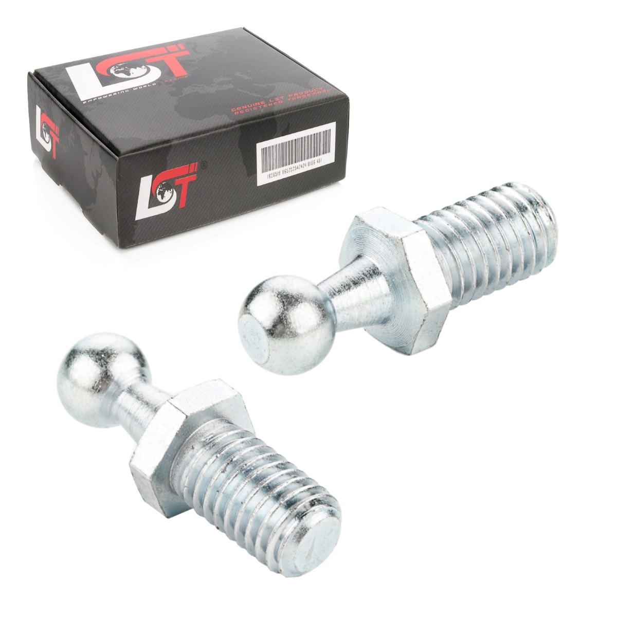2x Ball Stud Ball Head M10 10mm Gas Spring DIN71803 for VOLVO