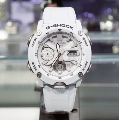 Casio G-Shock GA-2000S-7A NEW Men's Watch White Case/Band LMM | eBay
