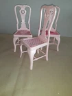 Vintage Mattel Barbie Sweet Roses Chairs Dollhouse Furniture