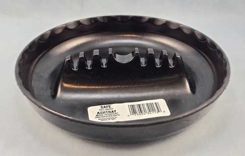 2 ceniceros vintage GES-LINE 341 negro melamina 7" - Imagen 4 de 5