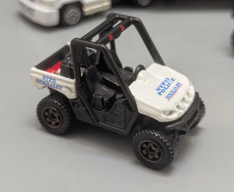 Matchbox Hot Wheels, Police NYPD Tractor Trailer, Ghe-O  Yamaha 1/64 Custom - Image 2 of 4