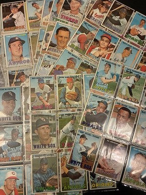 1967 Topps Baseball YOU PICK Vintage Cards, Great Fronts, Back Writing, READ