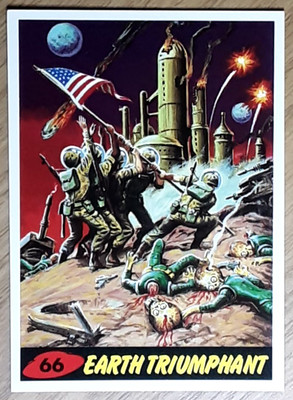 2012 Topps Mars Attacks Karte 66 EARTH TRIUMPHANT.