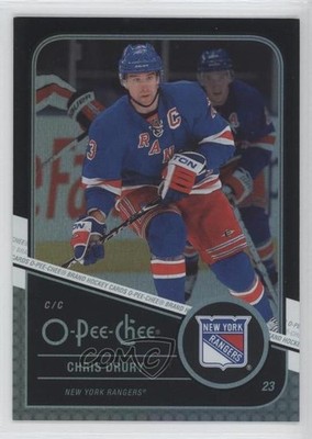 2011-12 O-Pee-Chee Rainbow Foil Black Border 48/100 Chris Drury #44 1tr