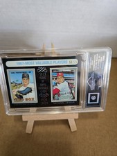 2024 Topps Heritage #192 67 MVPs Yastrzemski Cepeda Black Chrome /75 ECC 9 🚫PSA