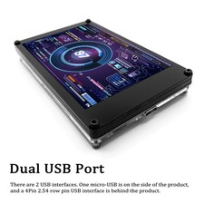 Dual USB AIDA64 Chassis Display Screen 3.5" IPS LCD Monitor Display For Computer