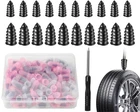 20-100PCS Rubber Tire Nail Repair Kit Screw In Tire Plugs for Car Truck SUV Van