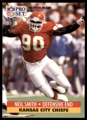 1991 Pro Set Neil Smith Kansas City Chiefs #537