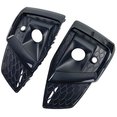 Pair Front Fog Light Cover Grille Bezels For Audi S5 2020-2024
