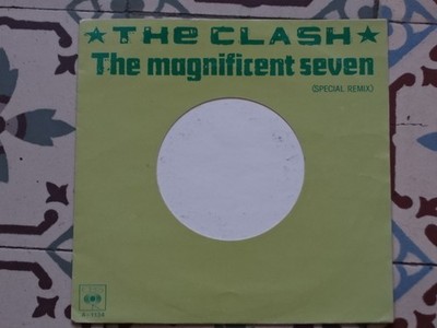 THE CLASH - The Magnificent Seven (Special Remix) 7'' HOLLAND P/S 1981 NEW WAVE