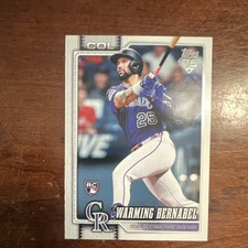 Topps 2022 Bowman Chrome Rookie Warming Bernabel Colorado Rockies #BCMA-WB Mojo