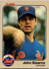 1983 Fleer John Stearns #556