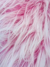 Bethany FUCHSIA Frost 2.5 Inch Mongolian Long Pile Soft Faux Fur Fabric by the