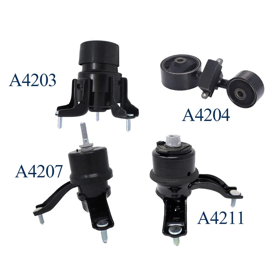 4 PCS For Toyota Camry 2.4L w/Auto Trans 2002-2006 Engine Motor &Trans Mount Set - Image 4 of 4