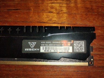vaseky high performance ddr3 ram 1600mhz 4gb