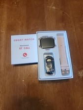 Set of 2 Wearable Smartwatch Bluetooth Call Fitness Tracker Women Men New