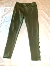 Ebb & Flow By Lululemon Womens Leggings Green Size L