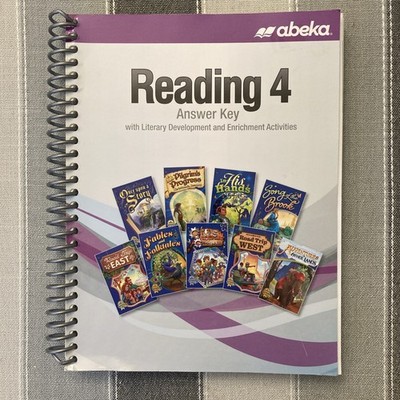NEW Abeka READING 4 TEACHER ANSWER KEY parent 4th Grade ak language enrichment