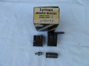 Lyman double cavity 358495 mould and resizing die and top punch