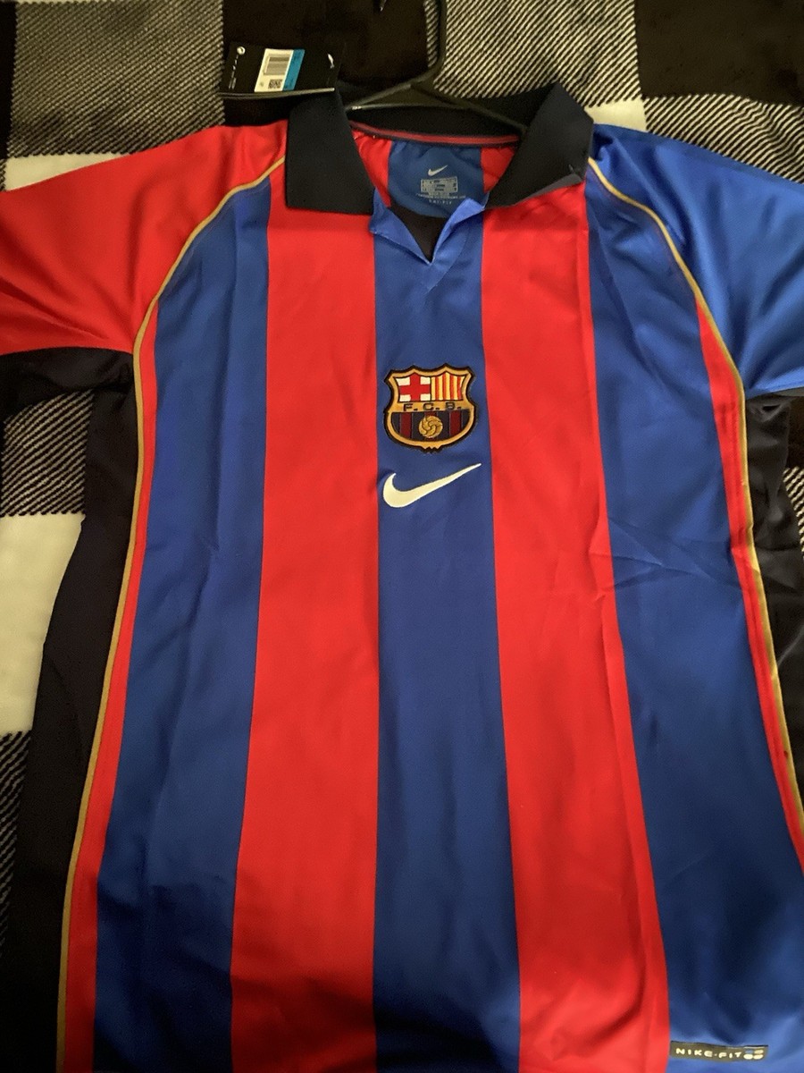 FC Barcelona 01/02 Retro | eBay