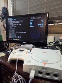 SEGA Dreamcast Console - White With GDEMU 64gb!