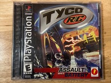 Tyco RC Assault With a Battery Sony PlayStation PS1 CIB Complete Very Good Cond