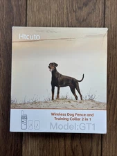 Htcuto GT1 2 In 1 In Wireless Dog  Fence System Training Shock Collar Waterproof