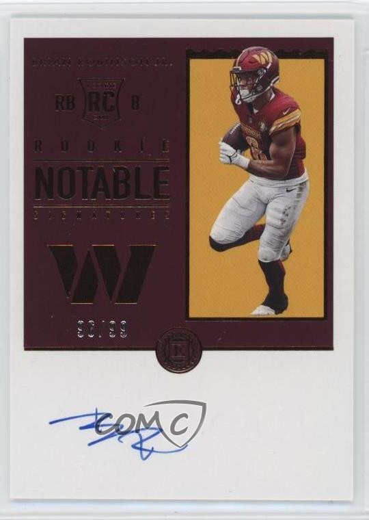 Brian Robinson Jr. Panini Encased Rookie Notable Signatures #RNSBR Base